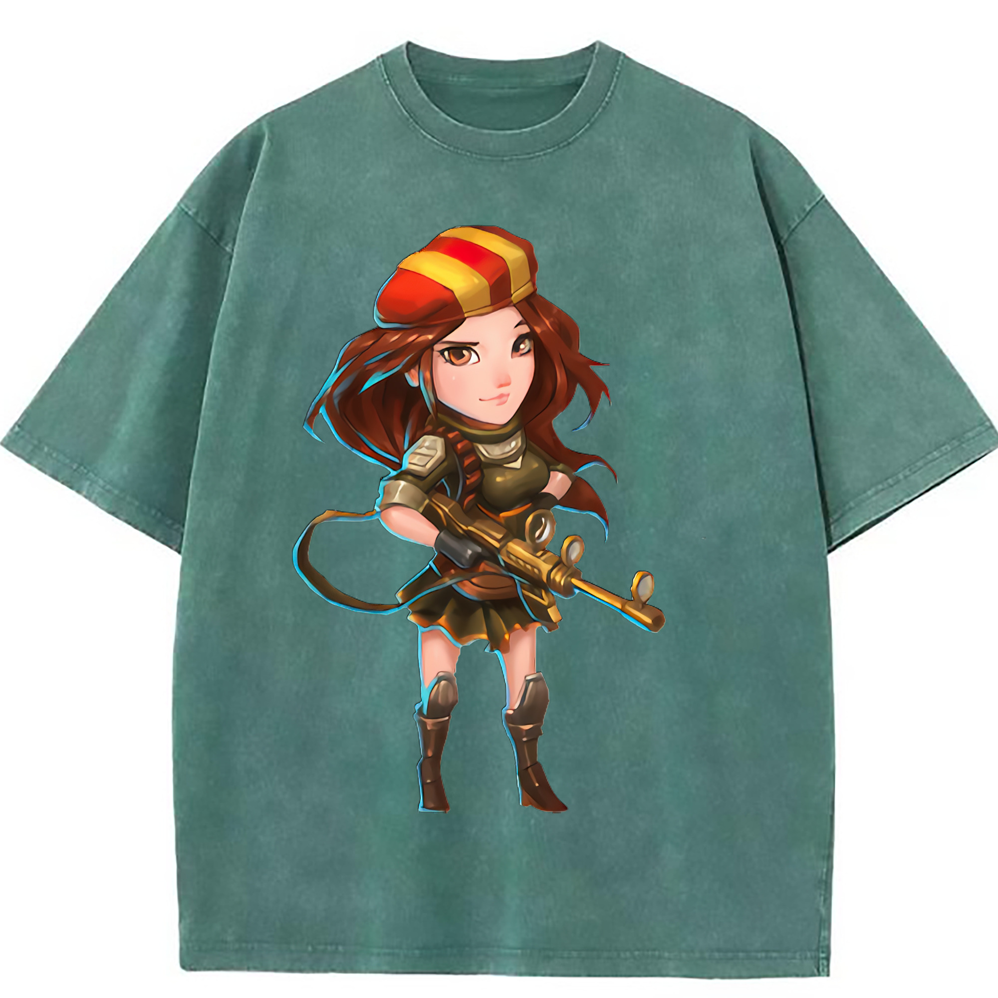 （画像用） リーグ・オブ・レジェンド League of Legends LOL 綿100% ヴィンテージ風 半袖Tシャツ（フロントプリント）